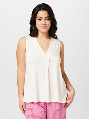 ONLY Carmakoma Top in White: front