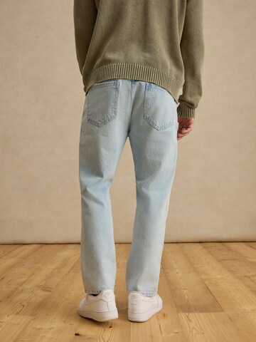 DAN FOX APPAREL Tapered Jeans 'Jamal' in Blue