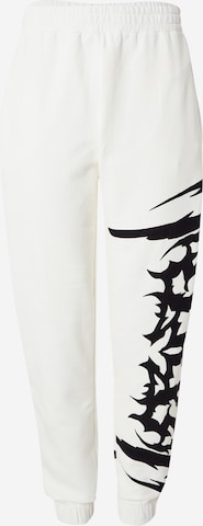 VIERVIER Loose fit Pants 'Malia' in White: front