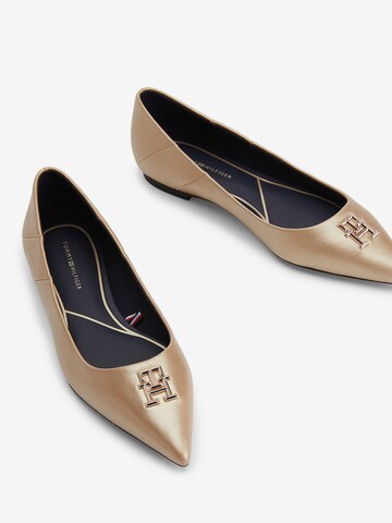 Ballerines TOMMY HILFIGER en or