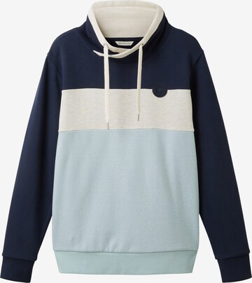 TOM TAILOR Sweatshirt in Groen: voorkant