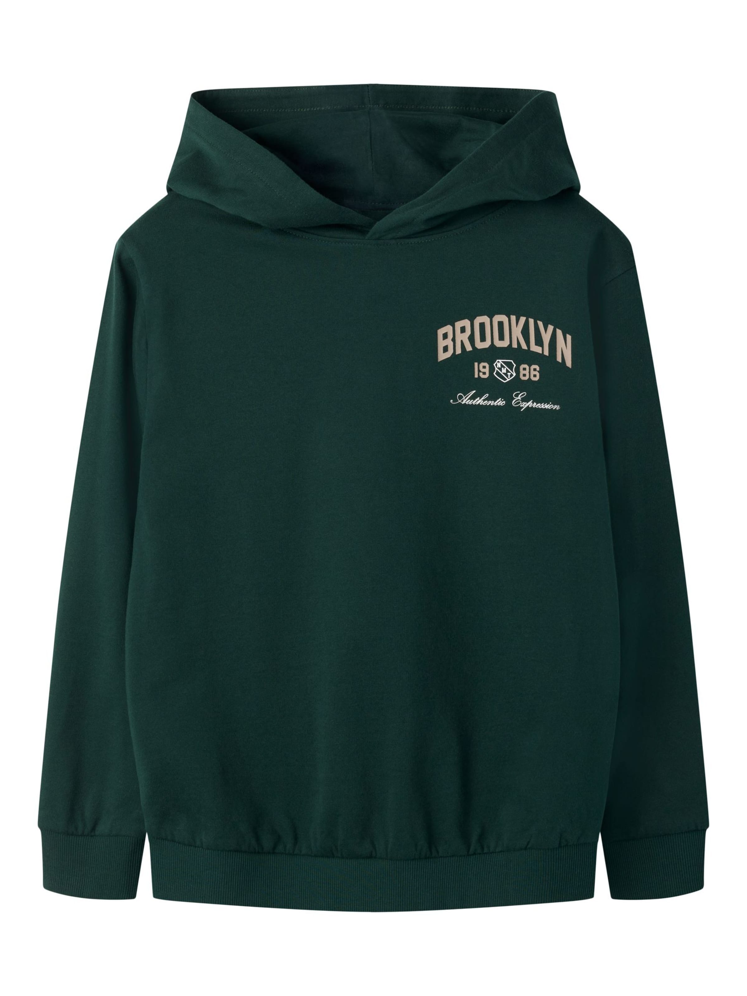 NAME IT - Sudadera en verde: frente