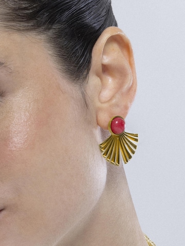 Boucles d'oreilles 'Almia' Luxenter en rouge