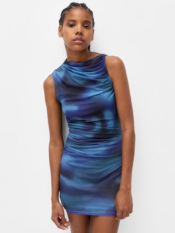 Pull&Bear Kleid in Blau: Vorderseite