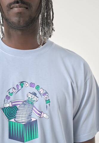 Cleptomanicx T-Shirt 'Classic Tee Surprise' in Blau
