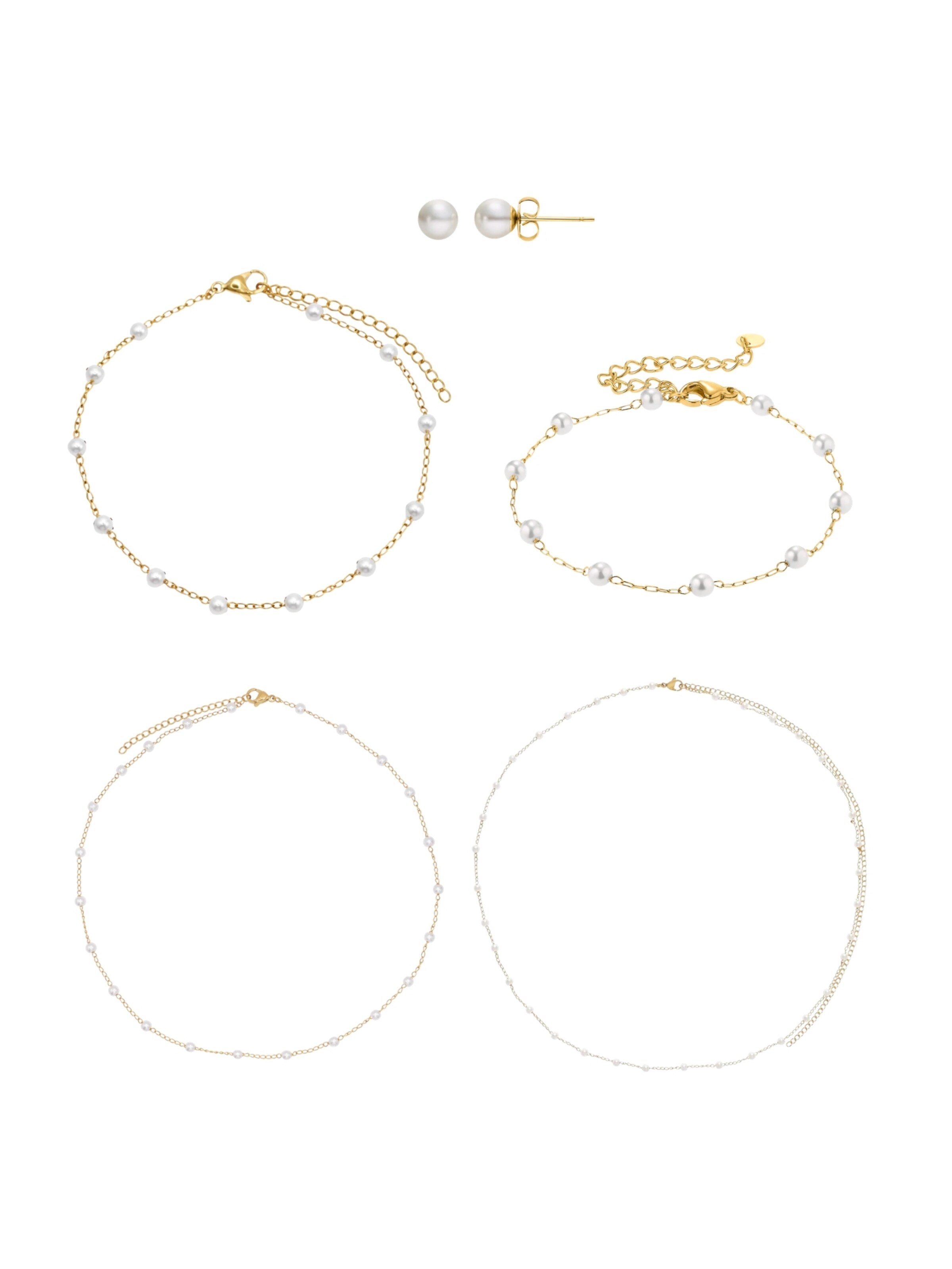 Parure de bijoux 'Capri' Heideman en or : devant