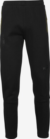 PUMA Tapered Sporthose 'Borussia Dortmund' in Schwarz: predná strana