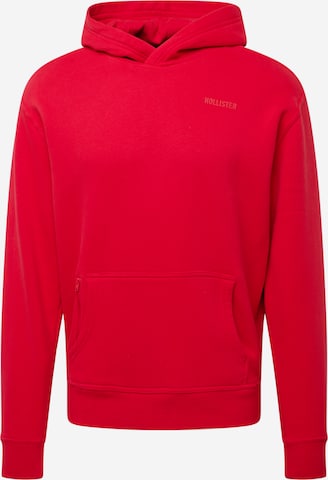 HOLLISTER Sweatshirt in Red: front