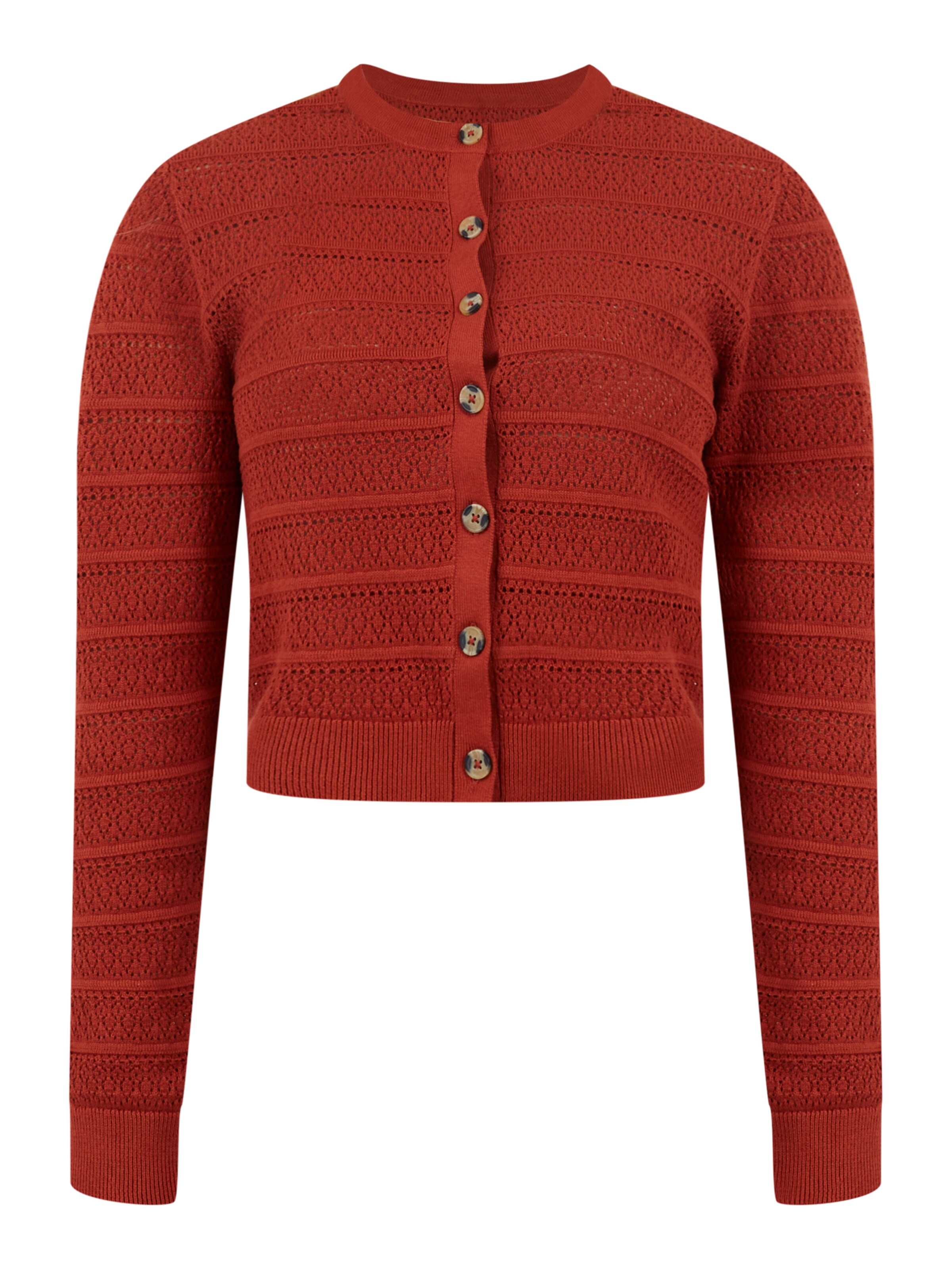 Cardigan BRAVE SOUL en marron : devant