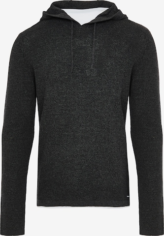 Threadbare Sweater 'Grayson' in Black: front