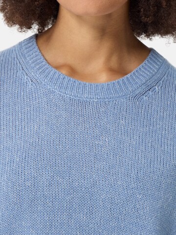 Pull-over oversize CASH-MERE.CH en bleu
