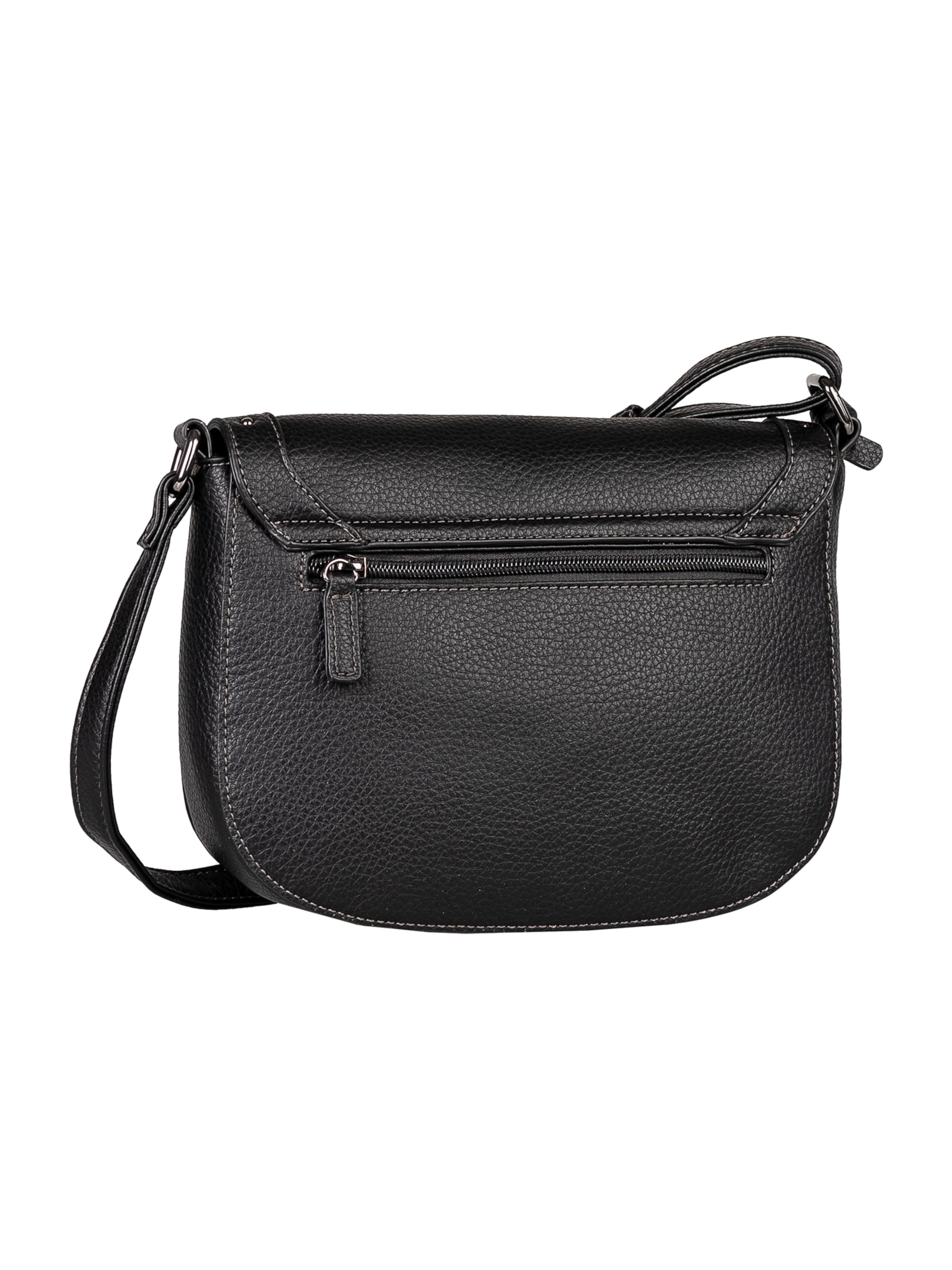 Geantă de umăr 'Elaria' de la TOM TAILOR pe negru