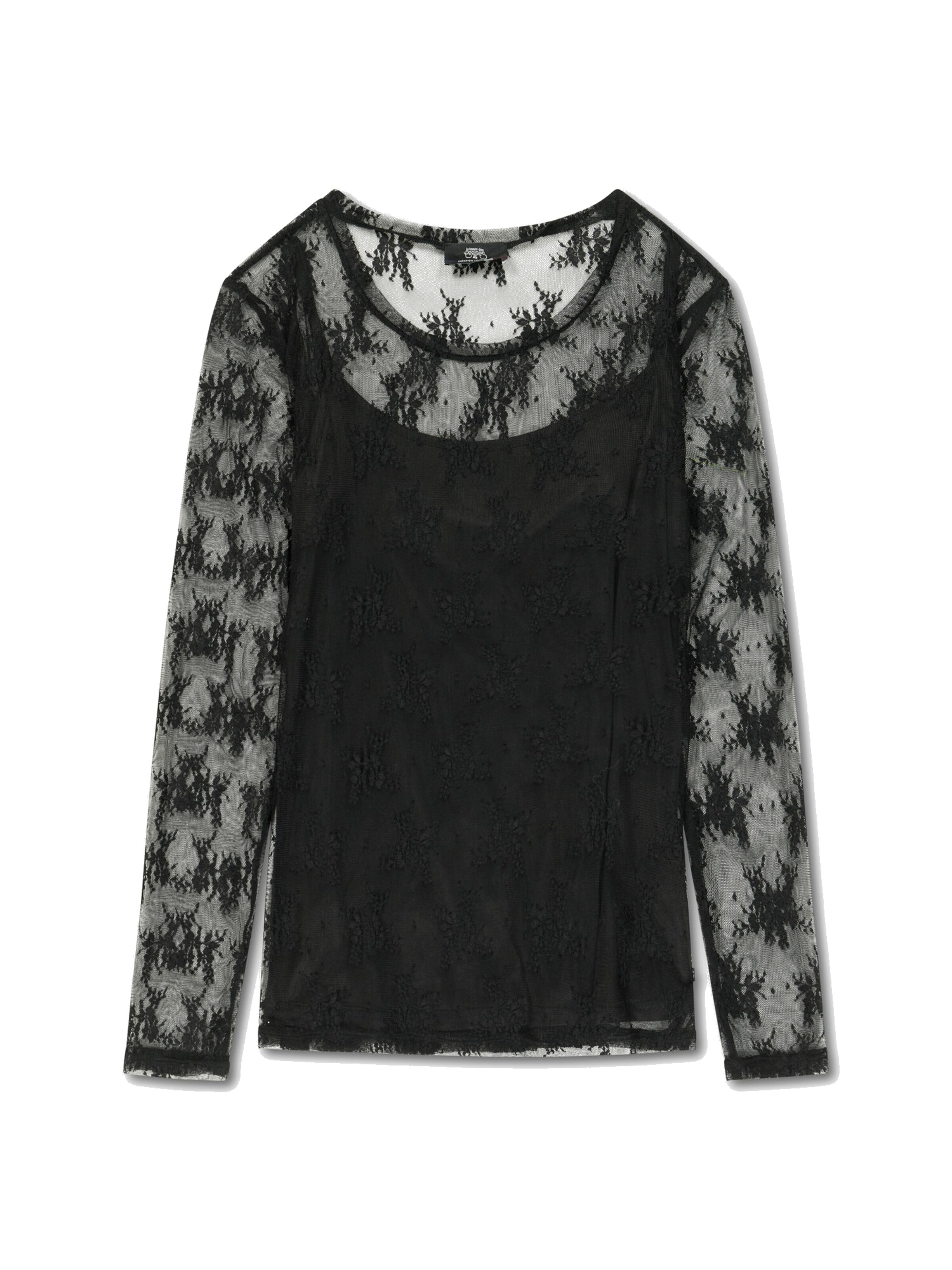 T-shirt Le Temps Des Cerises en noir : devant