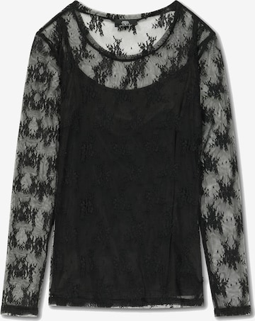 T-shirt Le Temps Des Cerises en noir : devant