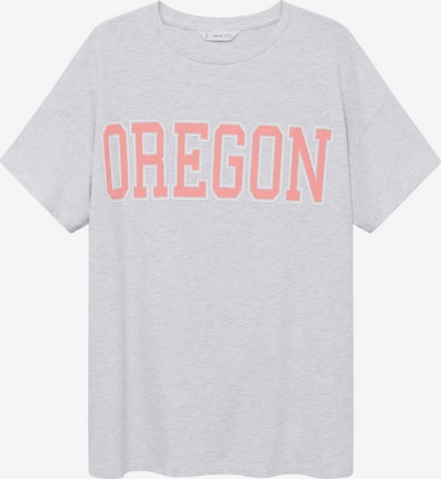 MANGO KIDS T-Shirt 'Sorbete' in graumeliert / koralle / weiß, Produktansicht