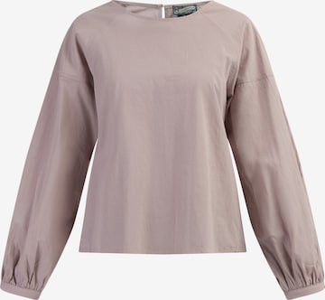 DreiMaster Vintage Blouse in Pink: front