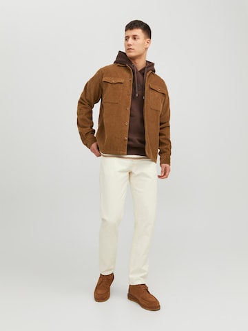 JACK & JONES Comfort fit Srajca 'Dallas' | rjava barva