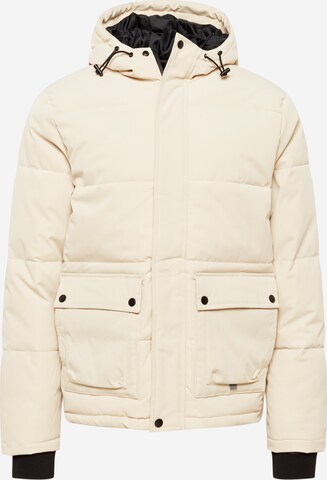 !Solid Between-Season Jacket 'Viggo' in White: front