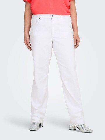 ONLY Carmakoma Regular Jeans 'CARWilly' in Wit: voorkant