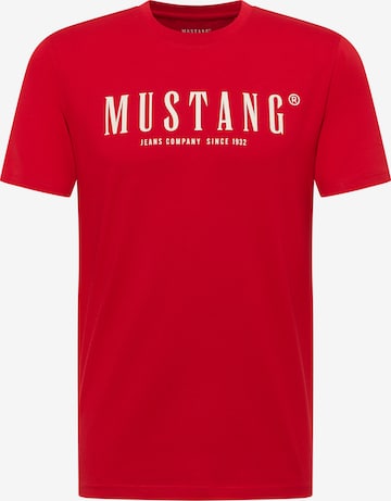MUSTANG Shirt 'Austin' in Rot: Vorderseite