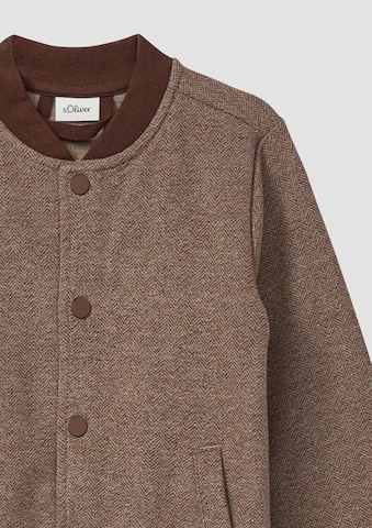 Veste de survêtement s.Oliver en marron