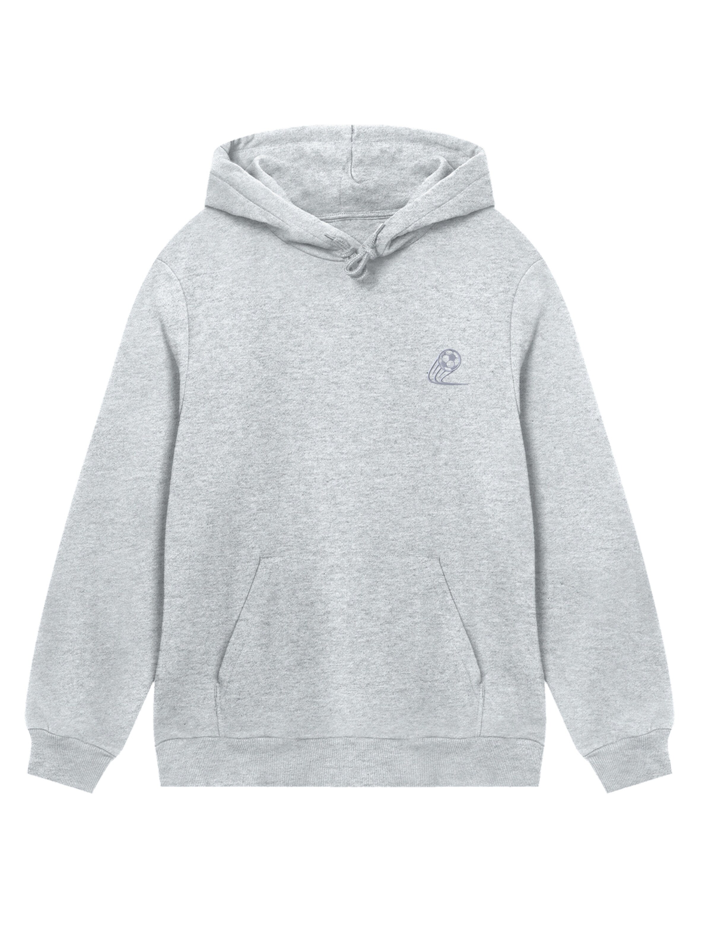 Sweat-shirt 'Football' F4NT4STIC en gris : devant