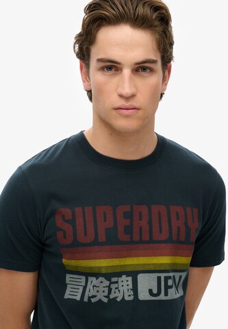 T-Shirt Superdry & Co en bleu