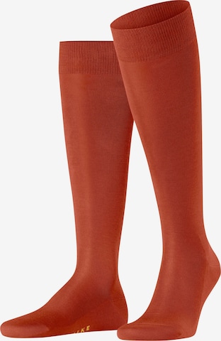 FALKE Knee High Socks 'Tiago' in Red: front
