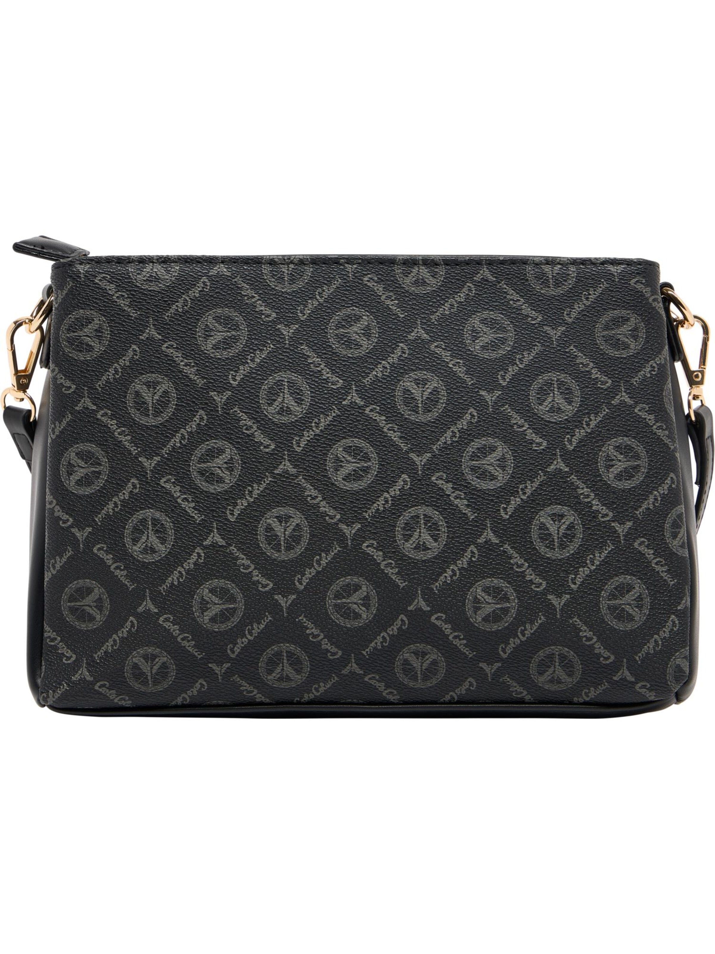 Sac à bandoulière 'Farina' Carlo Colucci en noir