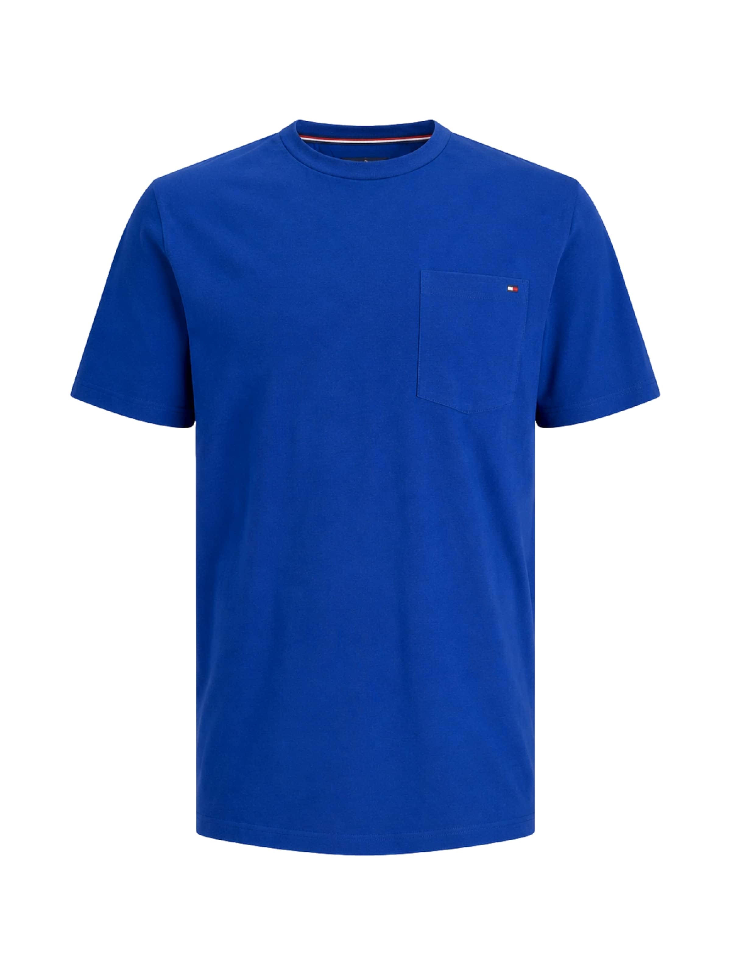 TOMMY HILFIGER T-shirt i blå: framsida
