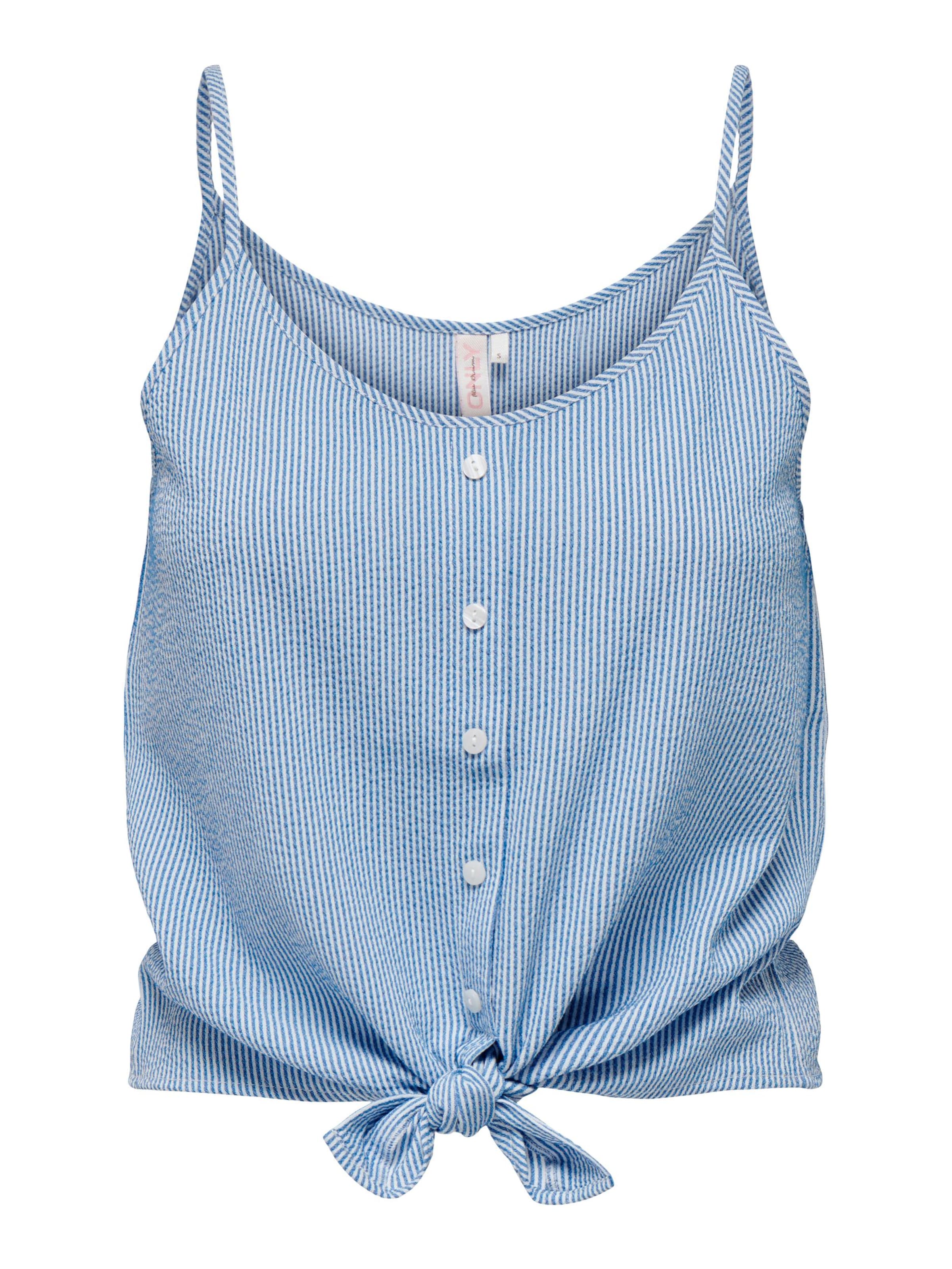 ONLY Top 'Lecey' in Blue: front