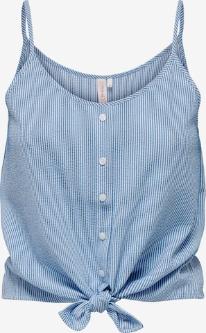 ONLY Top 'Lecey' in Blue: front