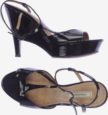 Nina Ricci Sandals & High-Heeled Sandals in 38 in Black: front