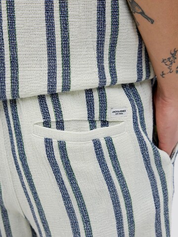 JACK & JONES Loose fit Trousers 'JPSTJaiden' in White
