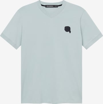T-Shirt ' 755022 ' Karl Lagerfeld en bleu : devant