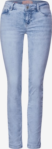 STREET ONE Slim fit Jeans in Blue: front