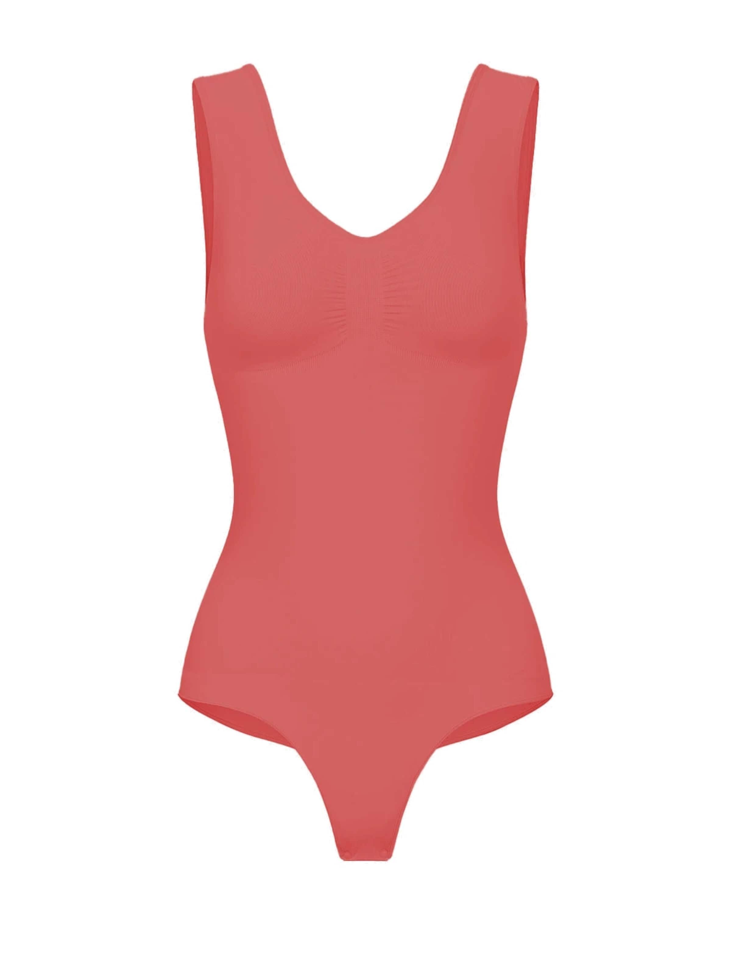 Body modelant 'Tank Bodysuit Sculpting Shapewear mit String' cfab en orange : devant