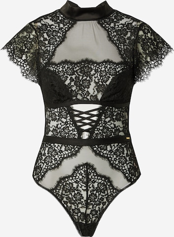 Body 'GIANNA' de la Boux Avenue pe negru: față