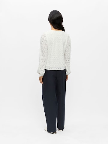 OBJECT Bluse 'OBJLAILA' i hvid