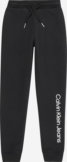 Calvin Klein Jeans Püksid must / valge, Tootevaade