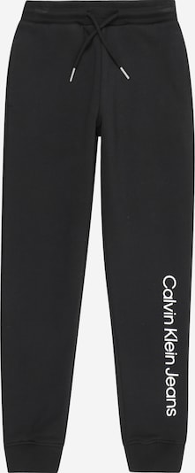 Calvin Klein Jeans Pantalon en noir / blanc, Vue avec produit