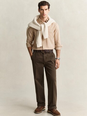 GANT Regular Fit Hemd‌ in Braun
