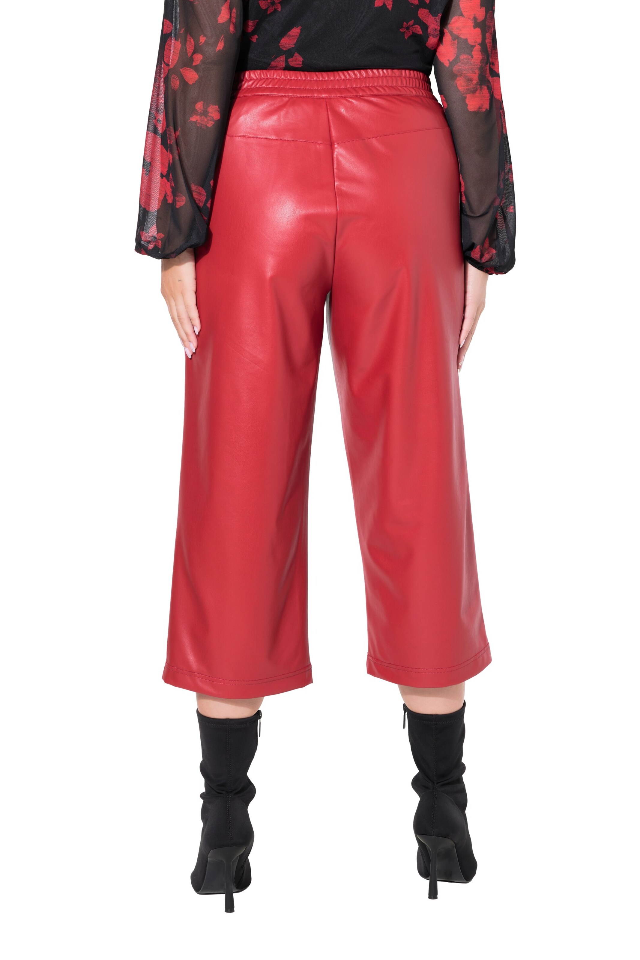 MIAMODA Wide leg Chino in Rood