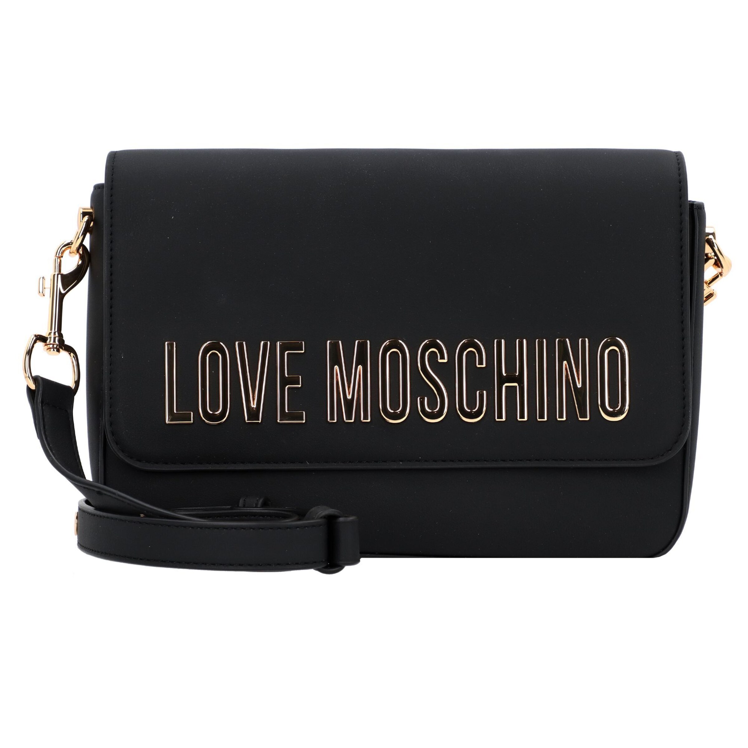 Love Moschino Schoudertas 'Bold Love' in Zwart: voorkant