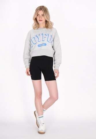 myMo ATHLSR Sweatshirt 'Back To School' in Grey