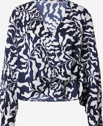 s.Oliver Blouse in Blauw: voorkant