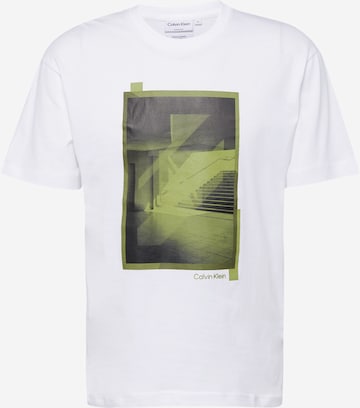 Calvin Klein - Camiseta en gris: frente