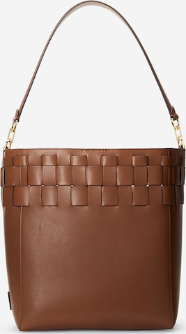 Lauren Ralph Lauren - Bolso de mano 'Adley' en marrón: frente