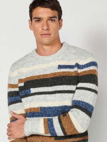 KOROSHI Pullover in Mischfarben