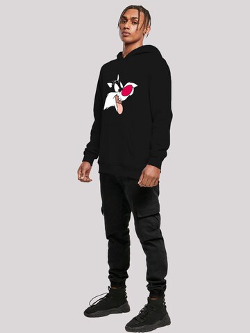 F4NT4STIC Sweatshirt 'Looney Tunes Sylvester' in Black